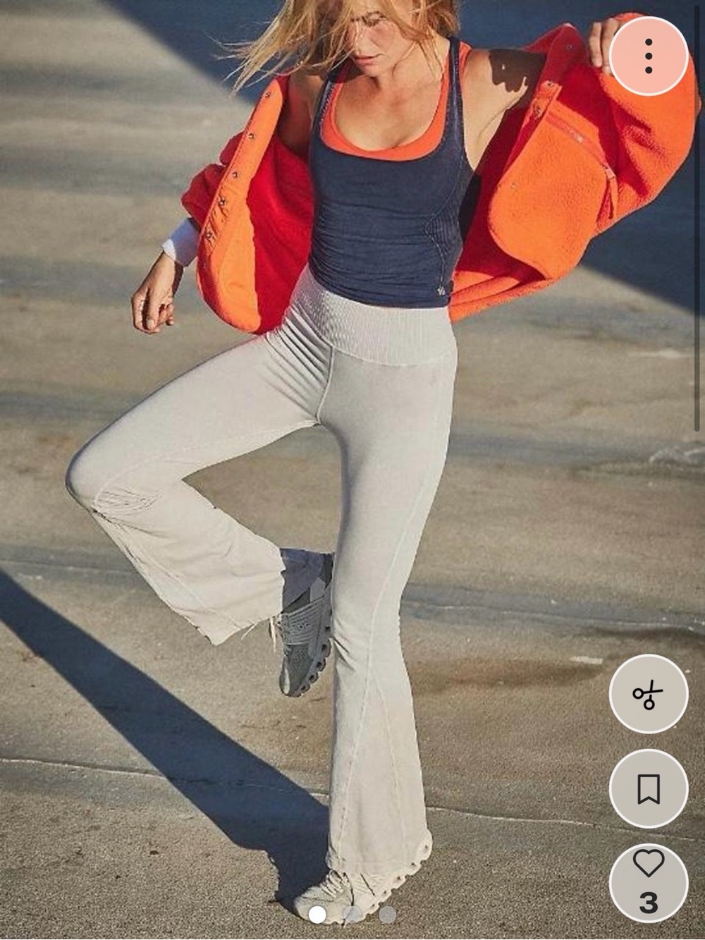 Free People Movement Good Karma Flared Leggings.